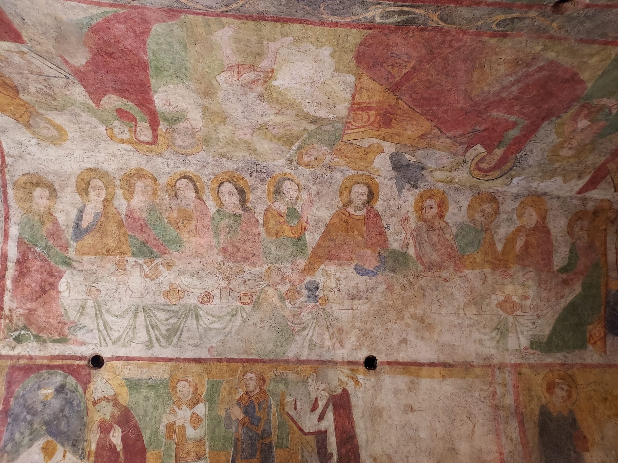 Affresco nella Cappella del Conte a San Giorio, Susa